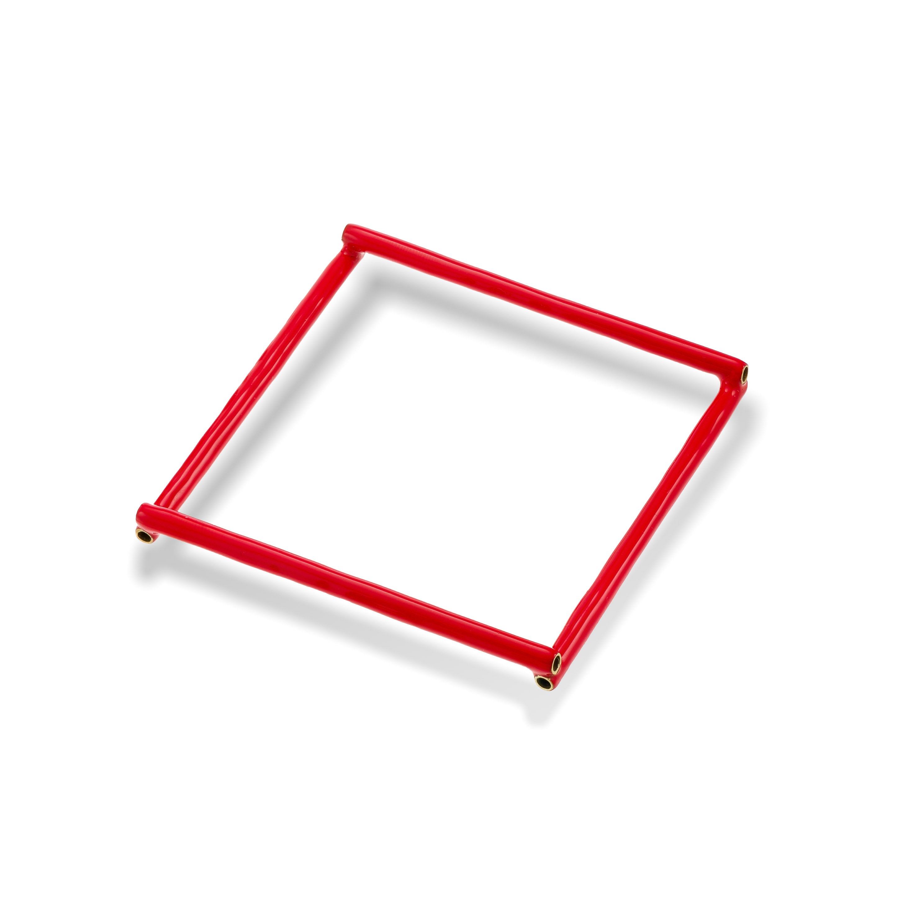 agapi-bau-square-bracelet-carr-mail-rouge image 1
