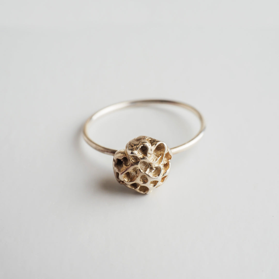 agapi-seastories-coral-bague-argent-925-taille-54 image 2