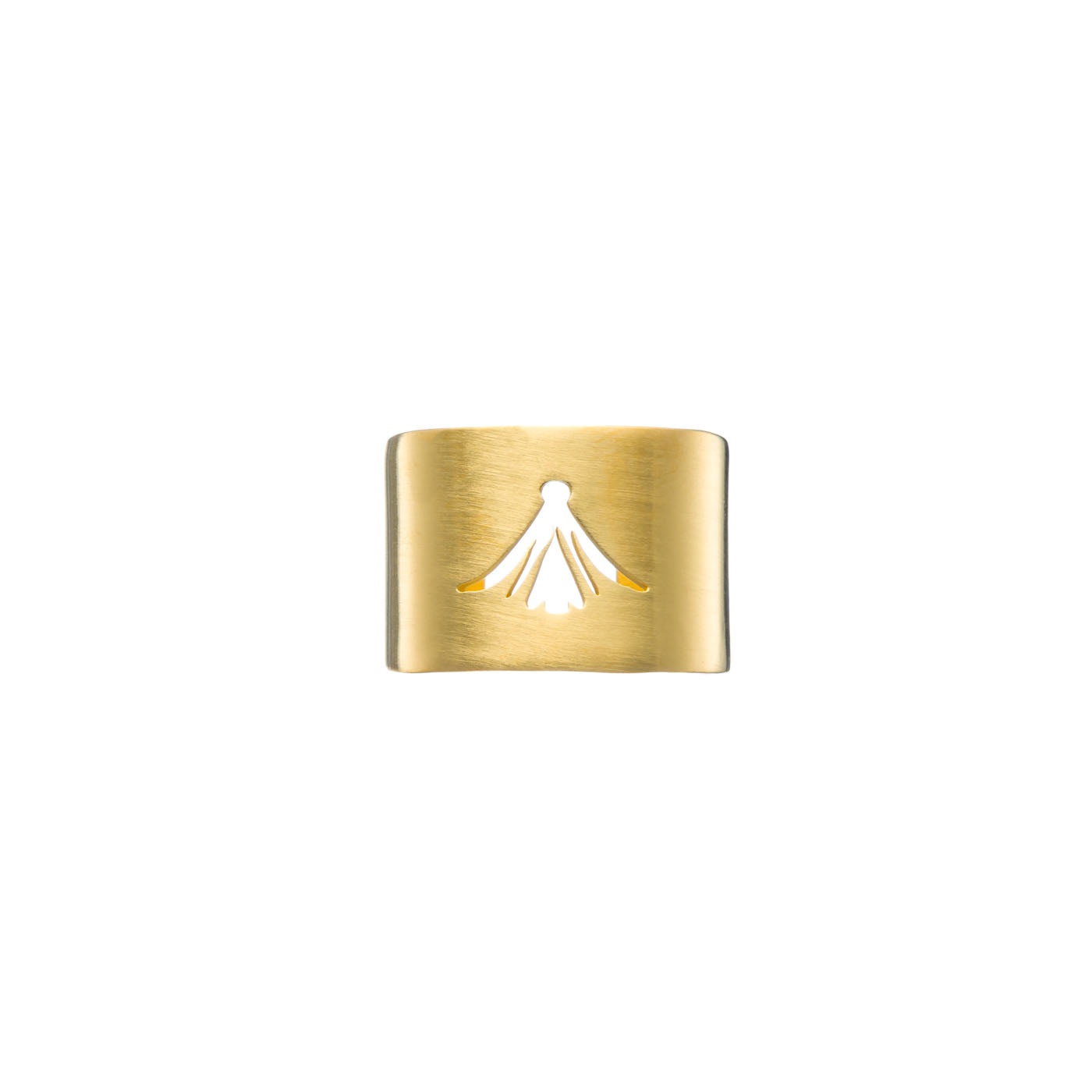 agapi-anthology-gardenia-bague-ajustable-dor-mat image 3