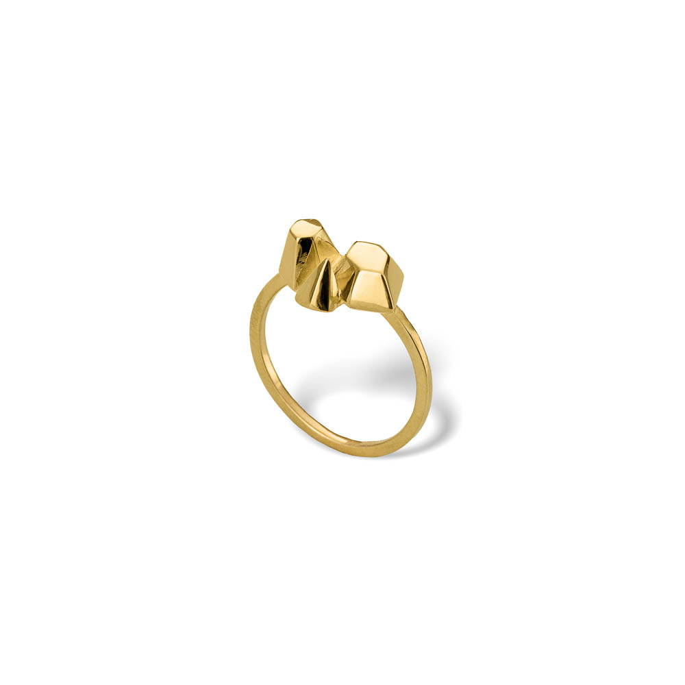 agapi-diamonds-morning-dream-bague-dor-e-plaqu-or-24k image 1