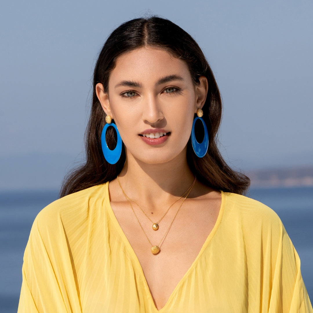 agapi-seastories-endless-water-boucles-d-oreilles-bleu-8-cm image 3
