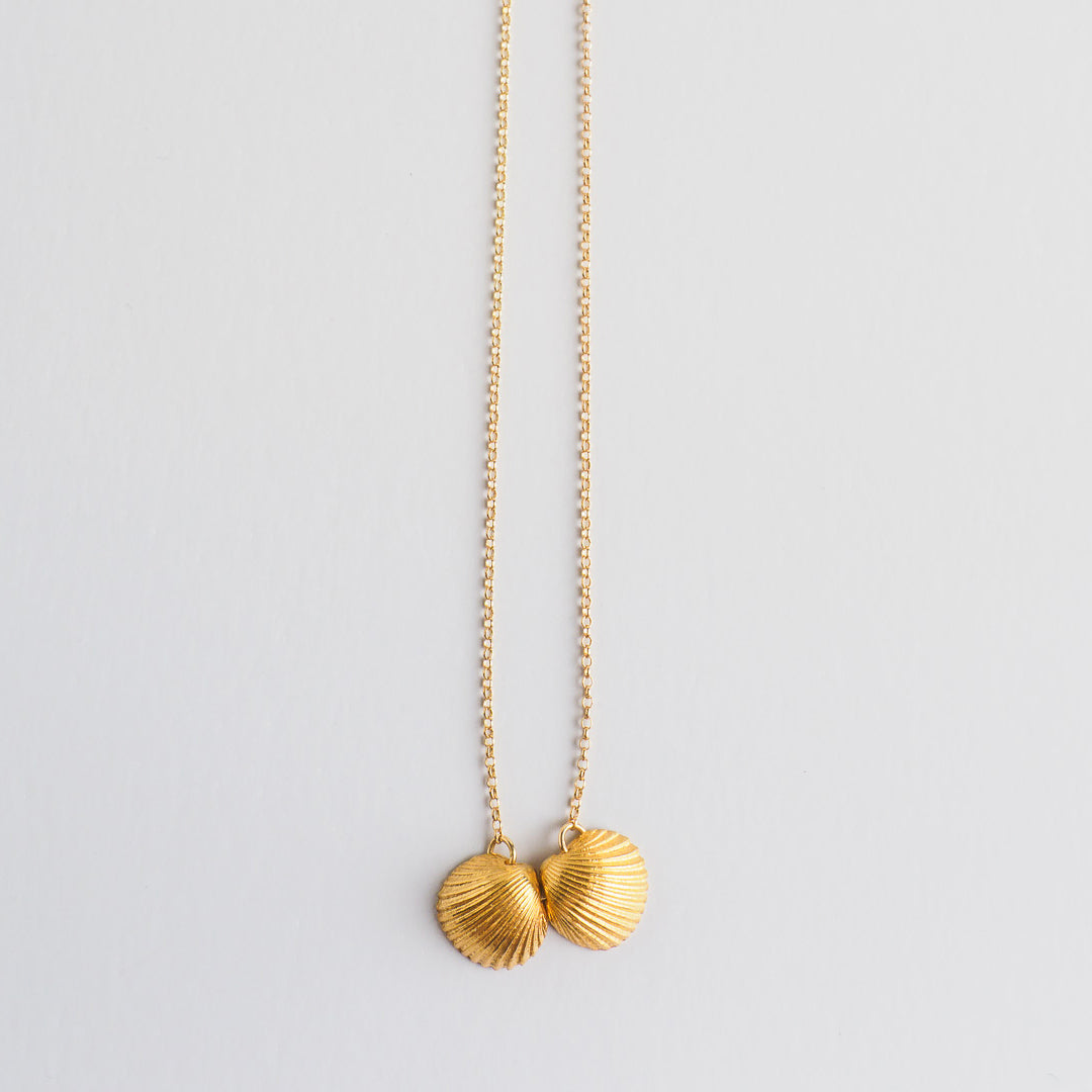 agapi-twin-oysters-collier-cha-ne-hu-tre-dor-42-3-cm image 3