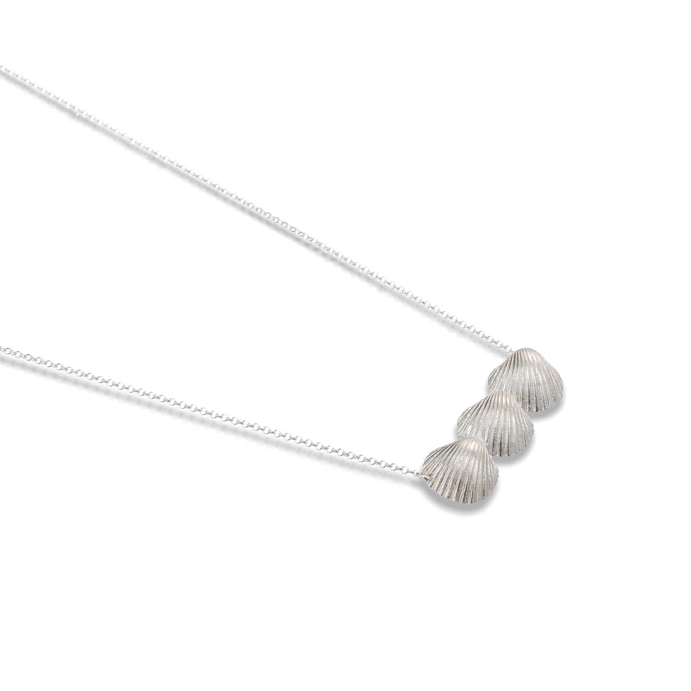agapi-seastories-three-oysters-collier-cha-ne-argent-44-cm image 2
