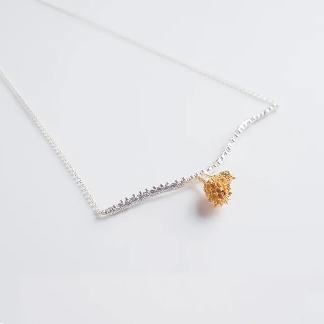 agapi-forestland-forest-joy-collier-argent-branche-50-cm image 1