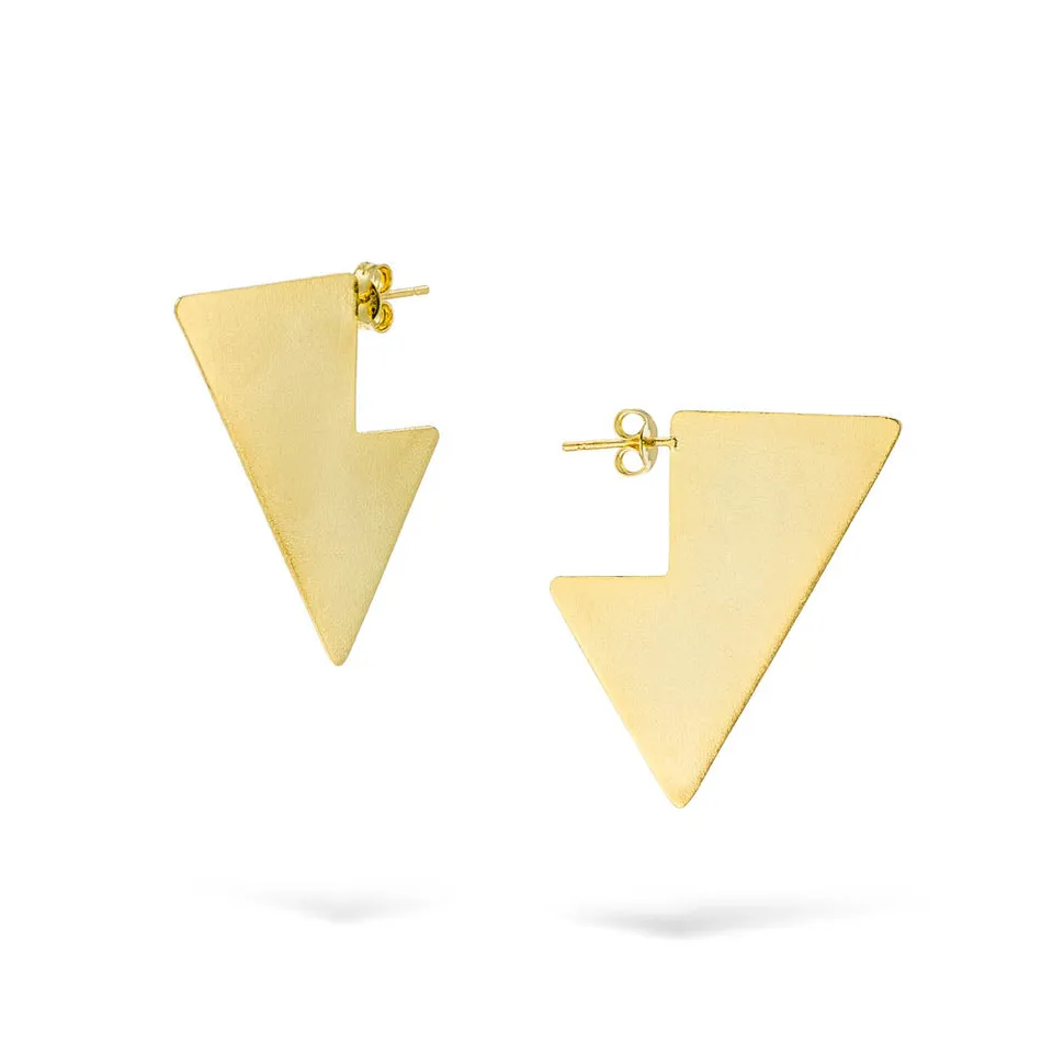 agapi-itten-boucles-d-oreilles-dor-es-triangle-mail image 1