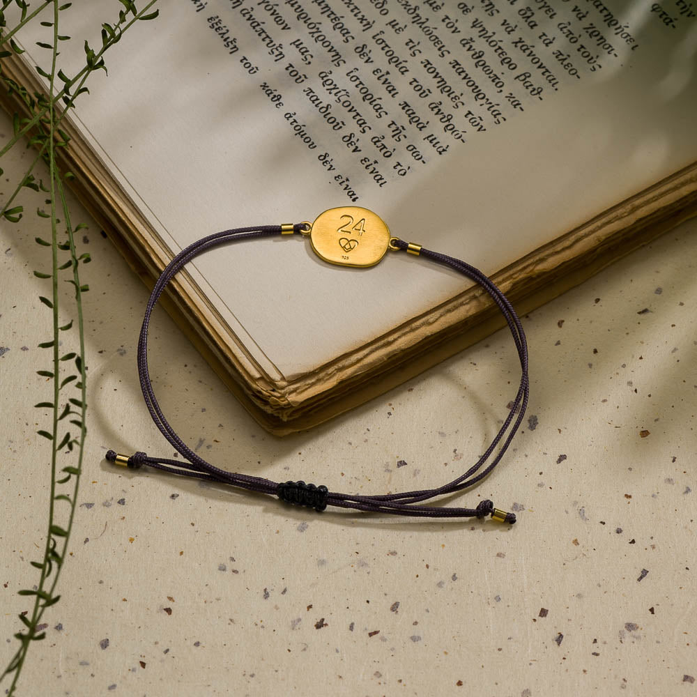 agapi-arcana-be-grateful-bracelet-macram-dor-r-glable image 3