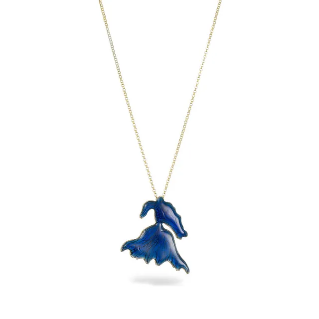 agapi-the-fish-betta-fish-collier-bleu-mail-dor image 1