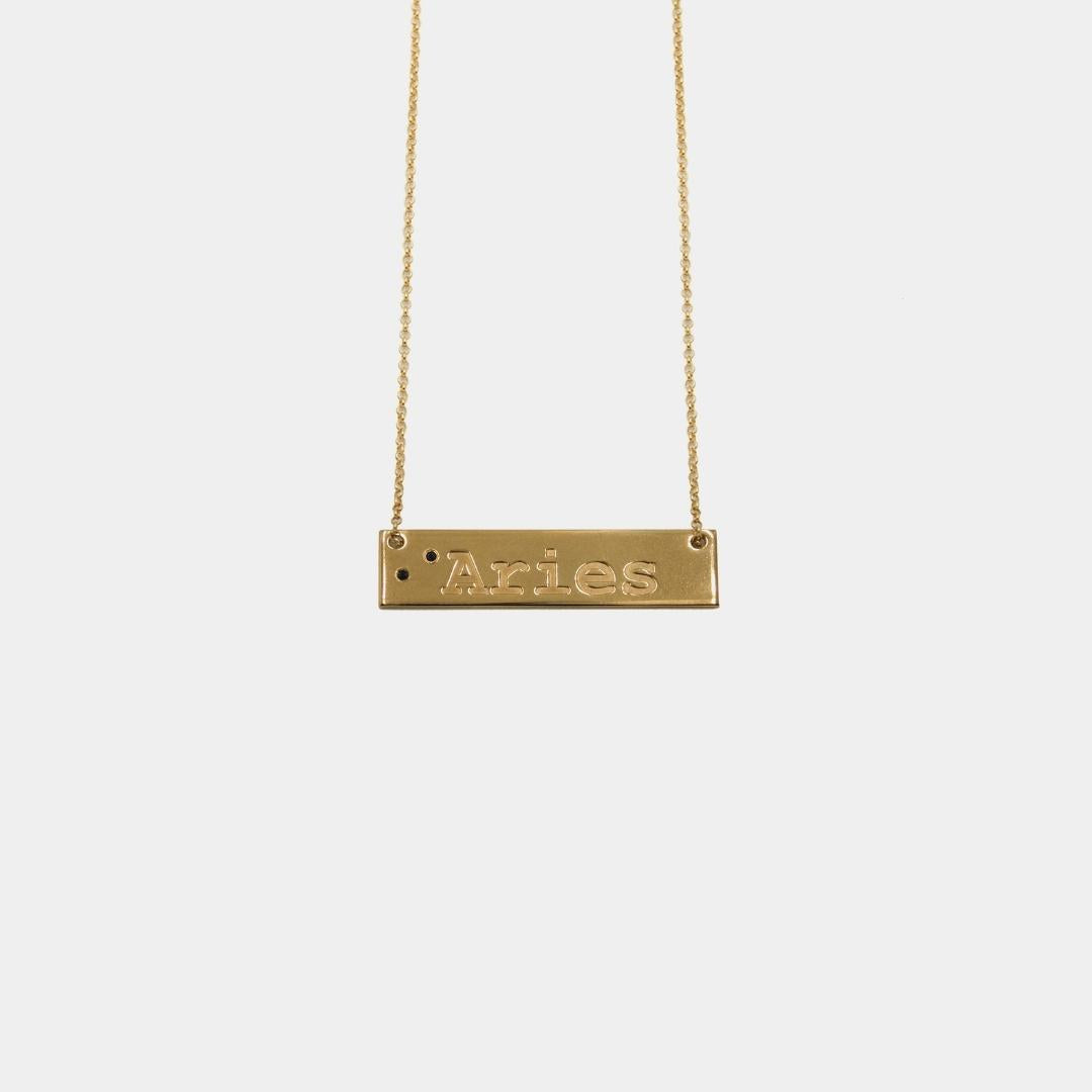 agapi-ids-zodiac-aries-collier-plaqu-or-b-lier image 1