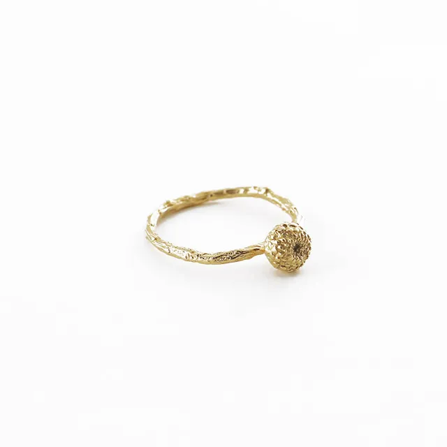 agapi-forestland-graine-bague-argent-dor-taille-52 image 1
