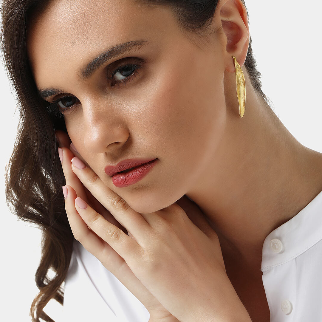 agapi-mediterranean-gold-boucles-feuilles-olivier-plaqu-or image 3