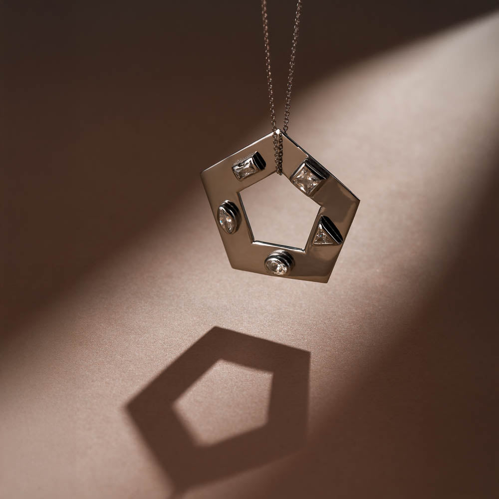 agapi-arcana-5-elements-collier-argent-925-zircon image 3
