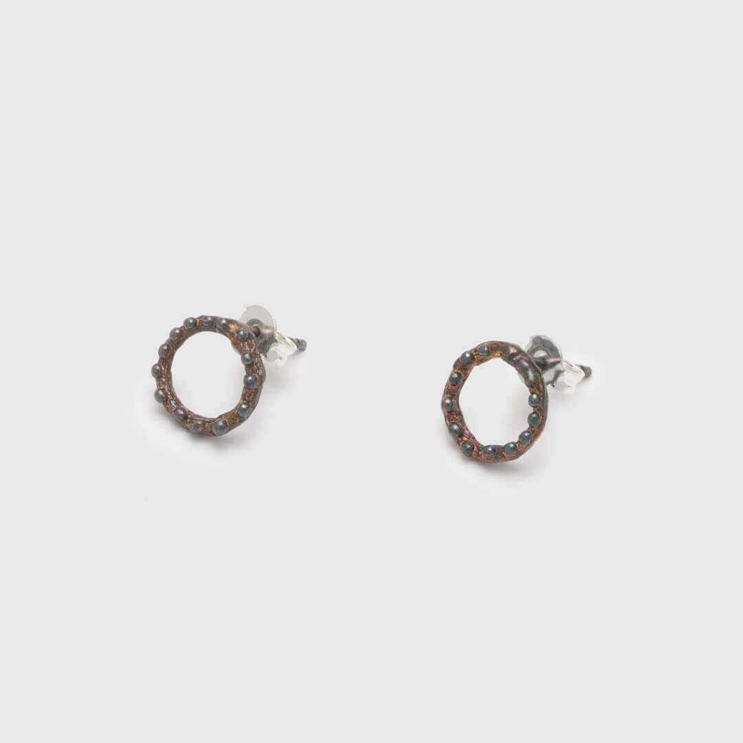 agapi-tiny-twig-cr-oles-puces-argent-patine-rainbow image 2