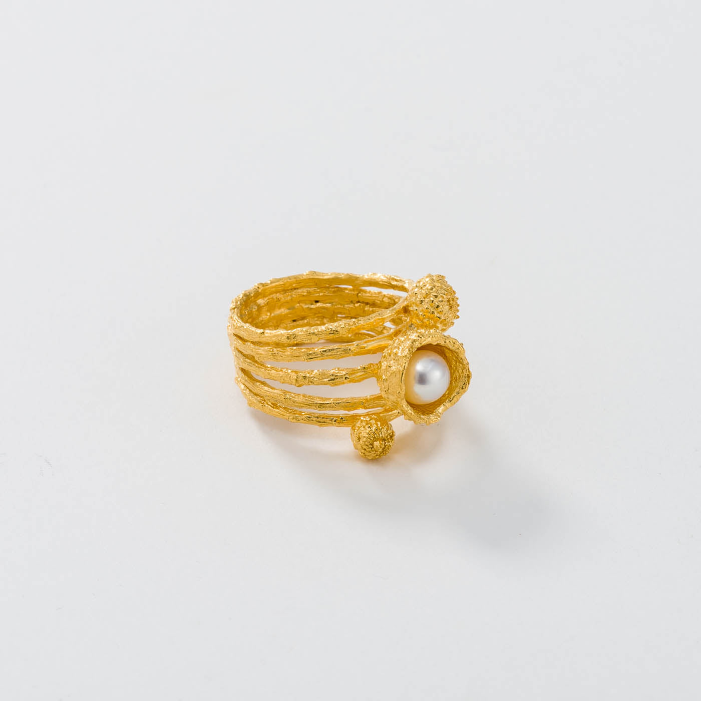 agapi-forest-tales-bague-argent-925-plaqu-or-perle image 5