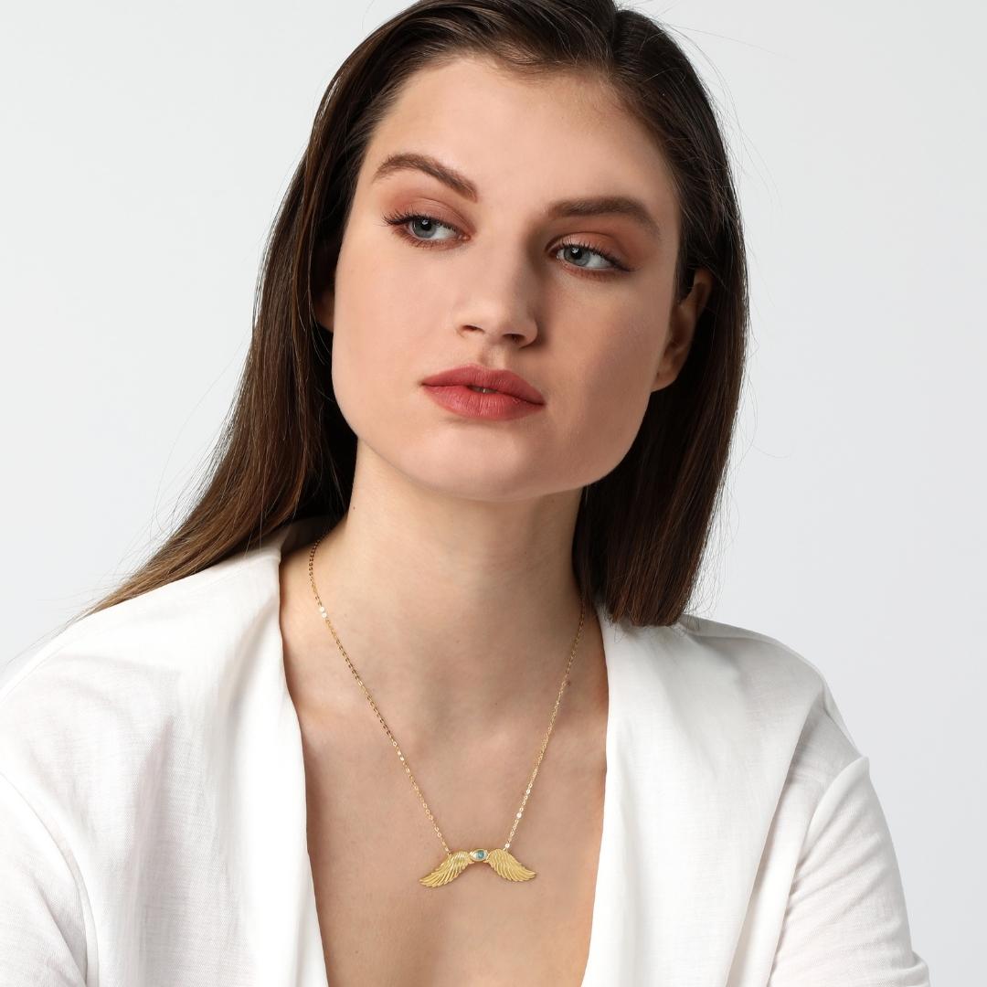 agapi-wings-the-eye-of-the-sky-collier-cha-ne-dor-unisexe image 2