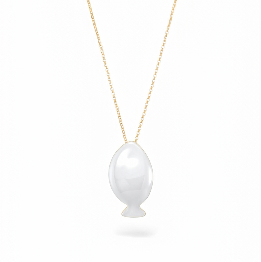 agapi-seastories-seastream-collier-poisson-mail-blanc image 1
