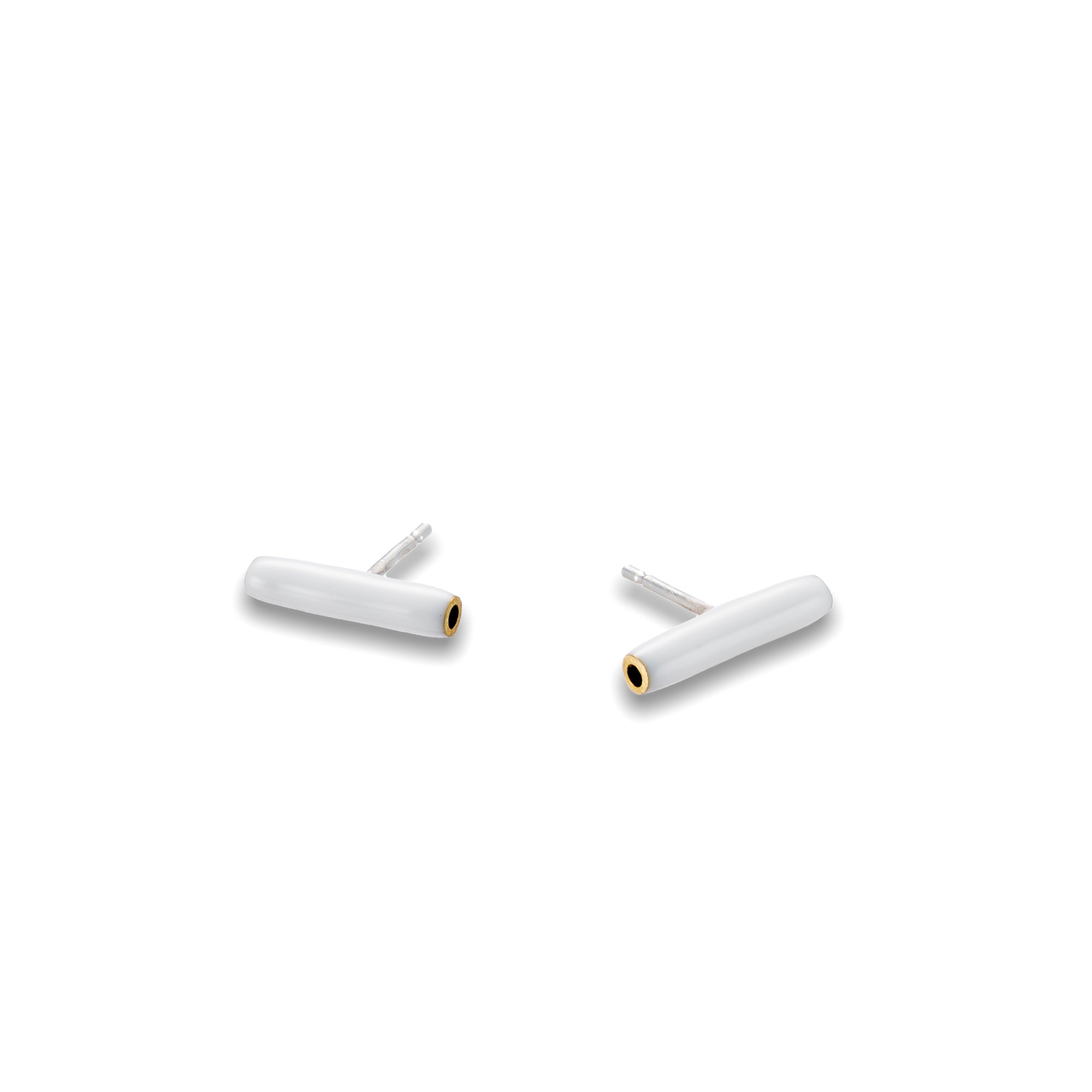 agapi-bau-jewels-lines-clous-d-oreilles-blanc-mail image 1