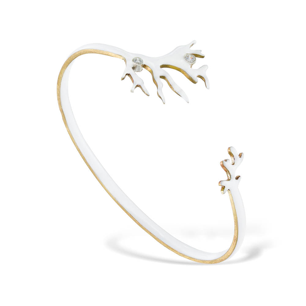 agapi-seastories-coral-breeze-bracelet-blanc-mail-corail image 1