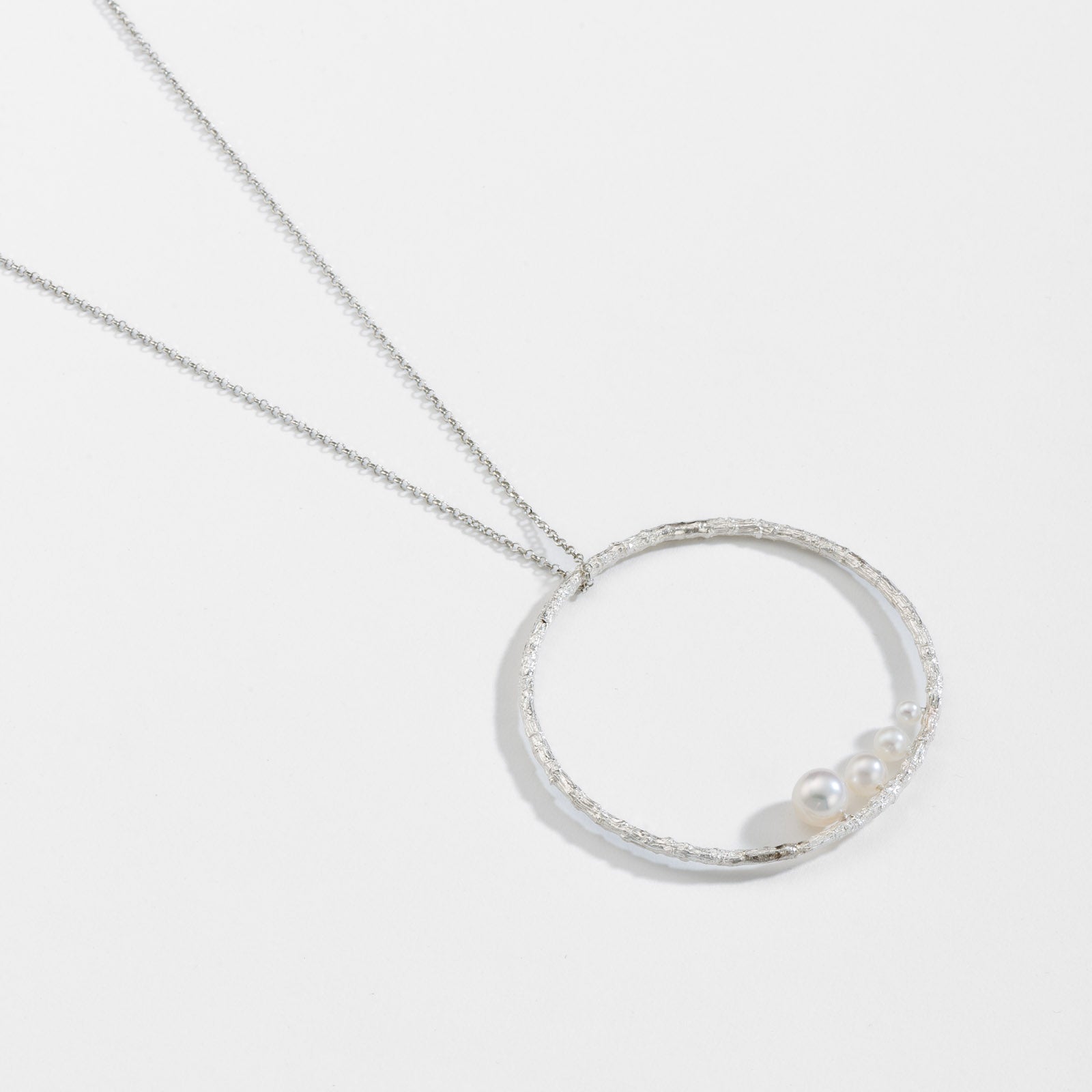 agapi-forestland-branche-collier-argent-925-perles-41-5cm image 1