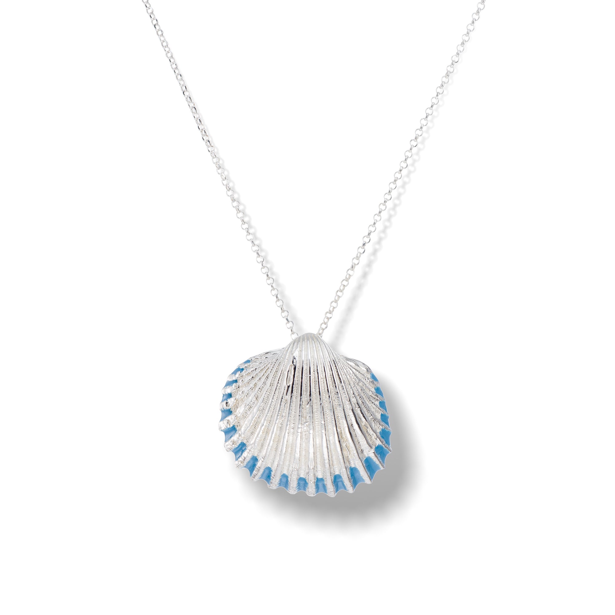 agapi-seastories-king-oyster-collier-hu-tre-mail-bleu-45-cm image 1