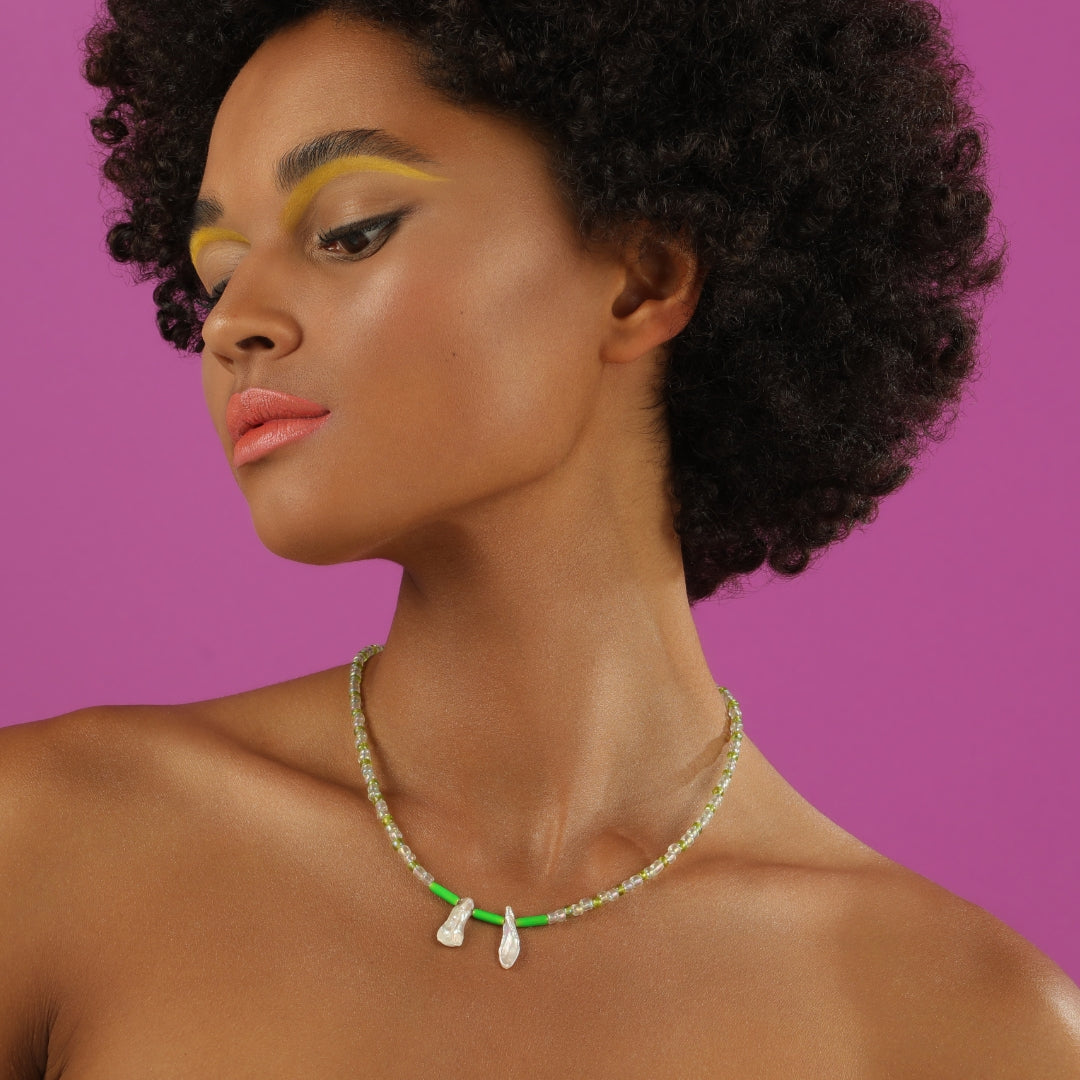 agapi-seastories-mojito-night-collier-perles-multicolore image 2