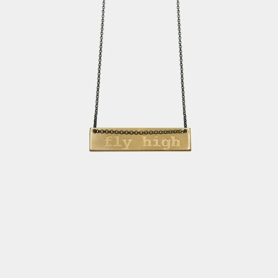 agapi-ids-fly-high-collier-dor-plaqu-or-47-cm image 1