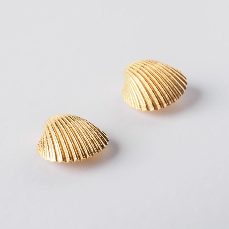 agapi-seastories-puces-hu-tre-coquillage-plaqu-or-dor image 4
