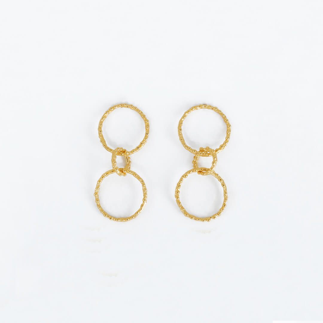 agapi-forestland-branch-hoops-boucles-dor-es-4-3-cm image 1