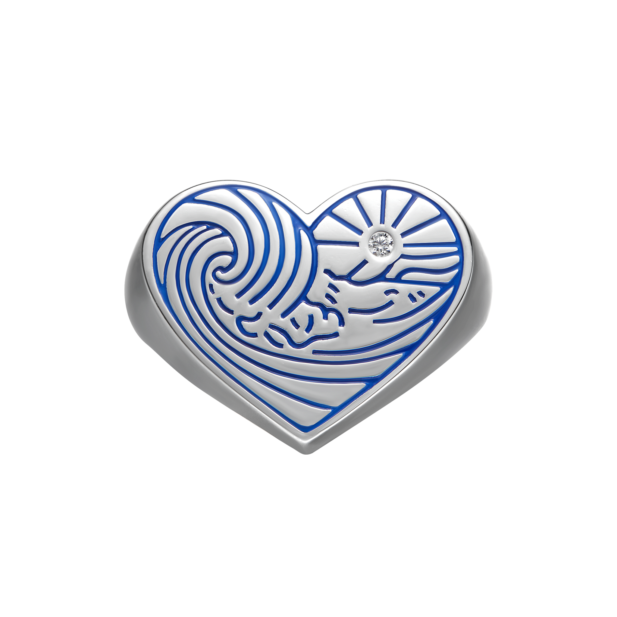 armeria-mersea-bague-mon-c-ur-argent-925-taille-54 image 1