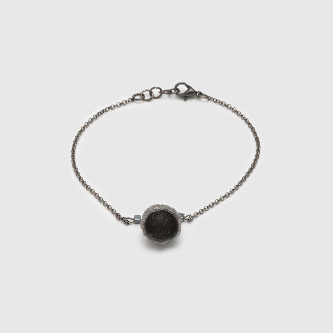 agapi-forestland-simple-bracelet-gland-rhodium image 4