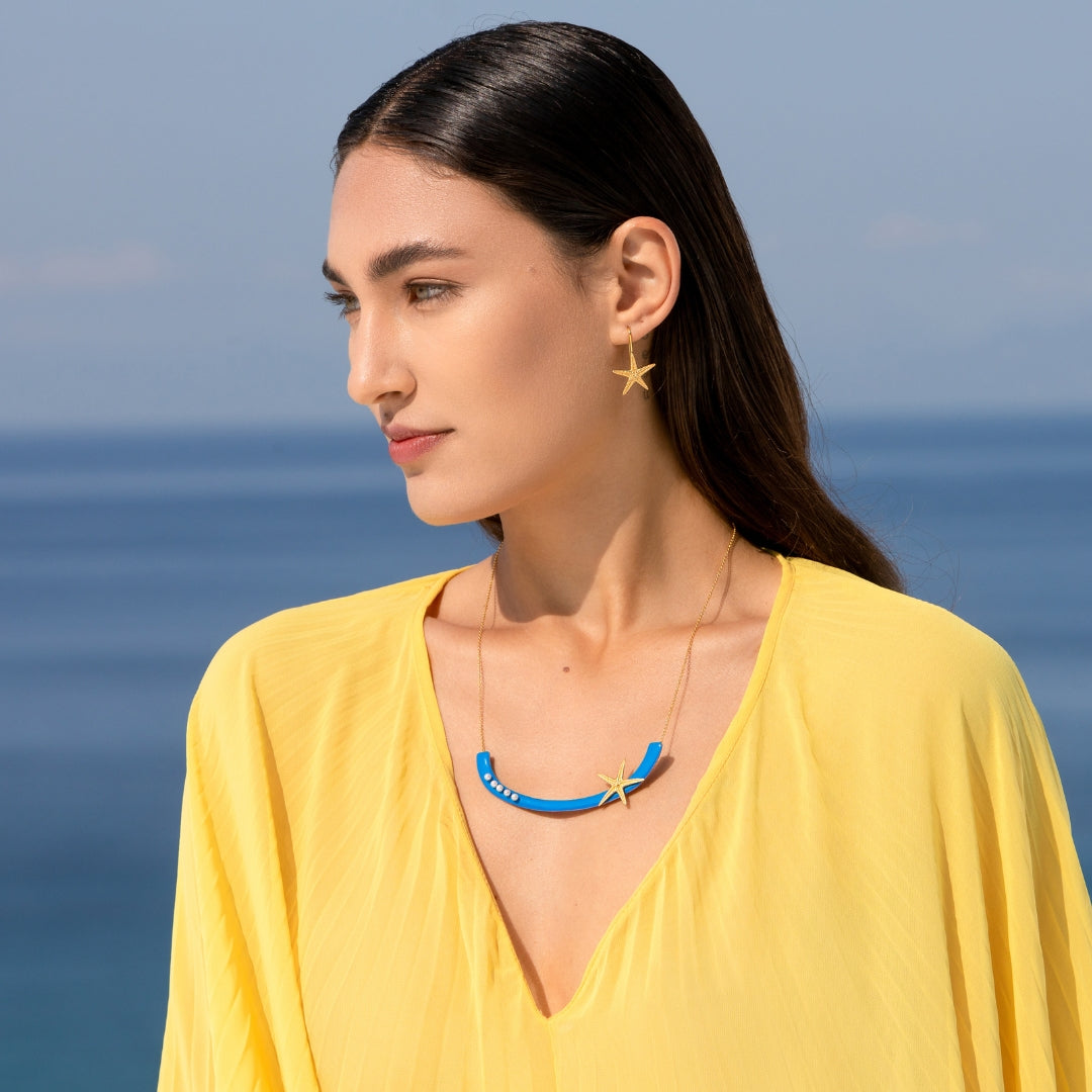 agapi-seastories-summer-breeze-collier-toile-mer-bleu-or image 4