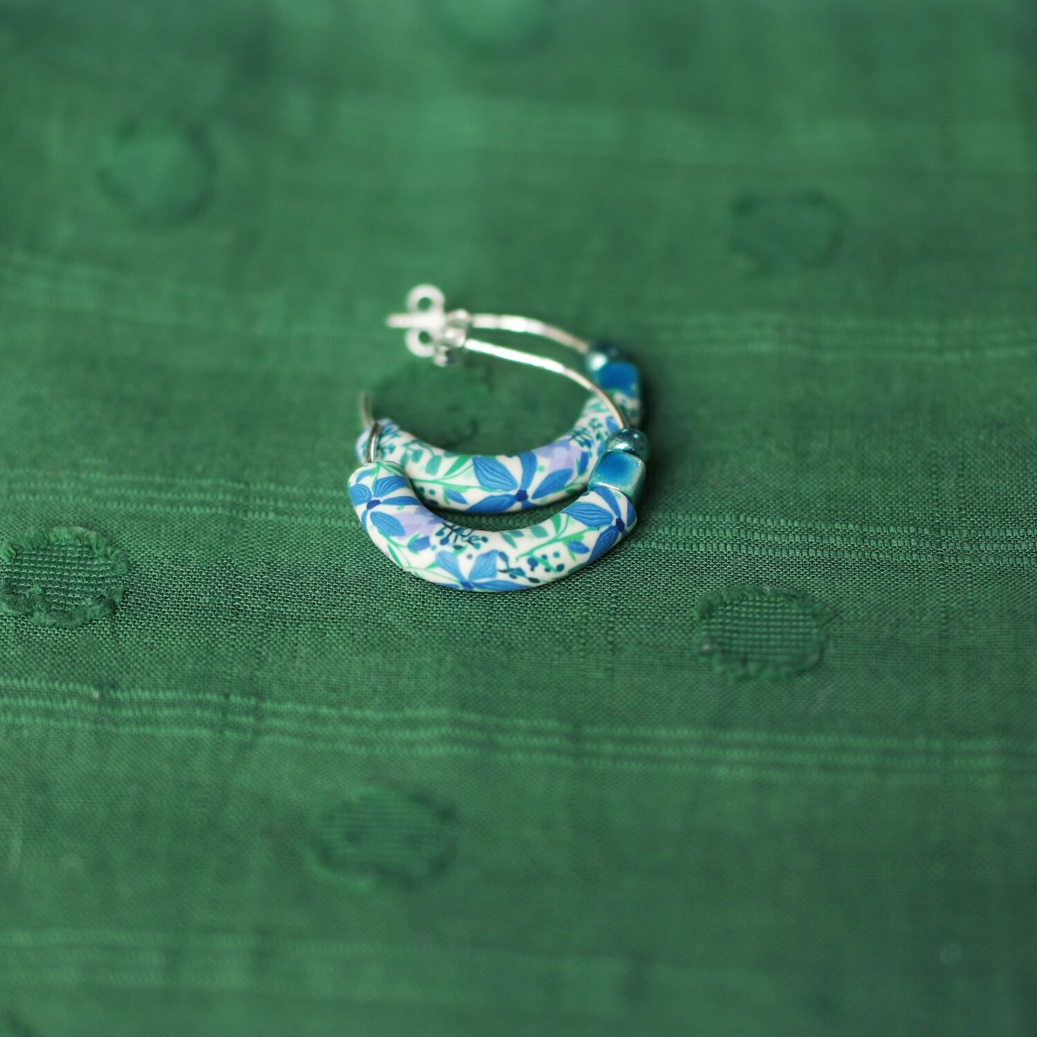 11prunes-phac-lie-cr-oles-argent-925-boucles-d-oreilles-floral-bleu-2-6-cm image 4