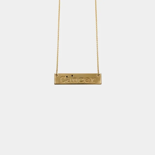 agapi-ids-zodiac-collier-cancer-plaqu-or-42-cm image 1