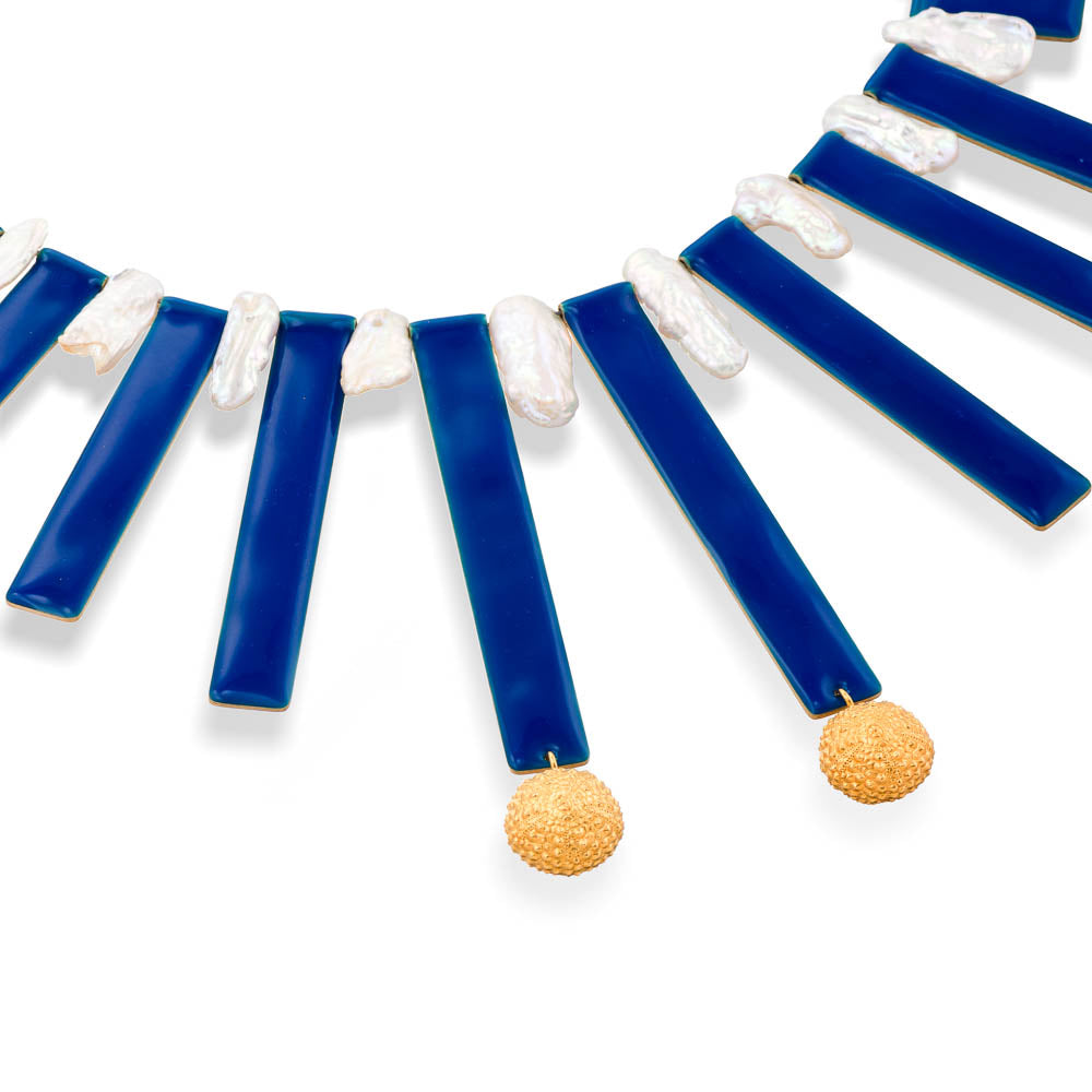 agapi-seastories-shell-symphony-collier-bleu-perle-43-cm image 3