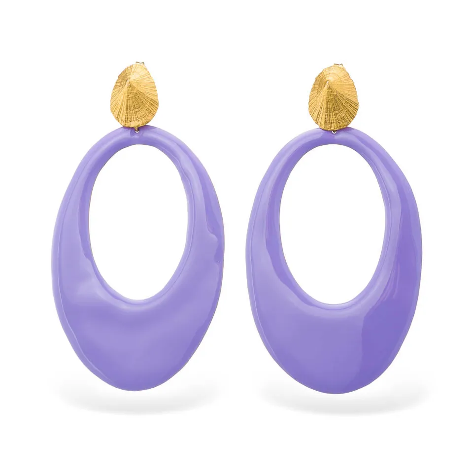 agapi-seastories-endless-water-boucles-d-oreilles-lilas-8-cm image 1