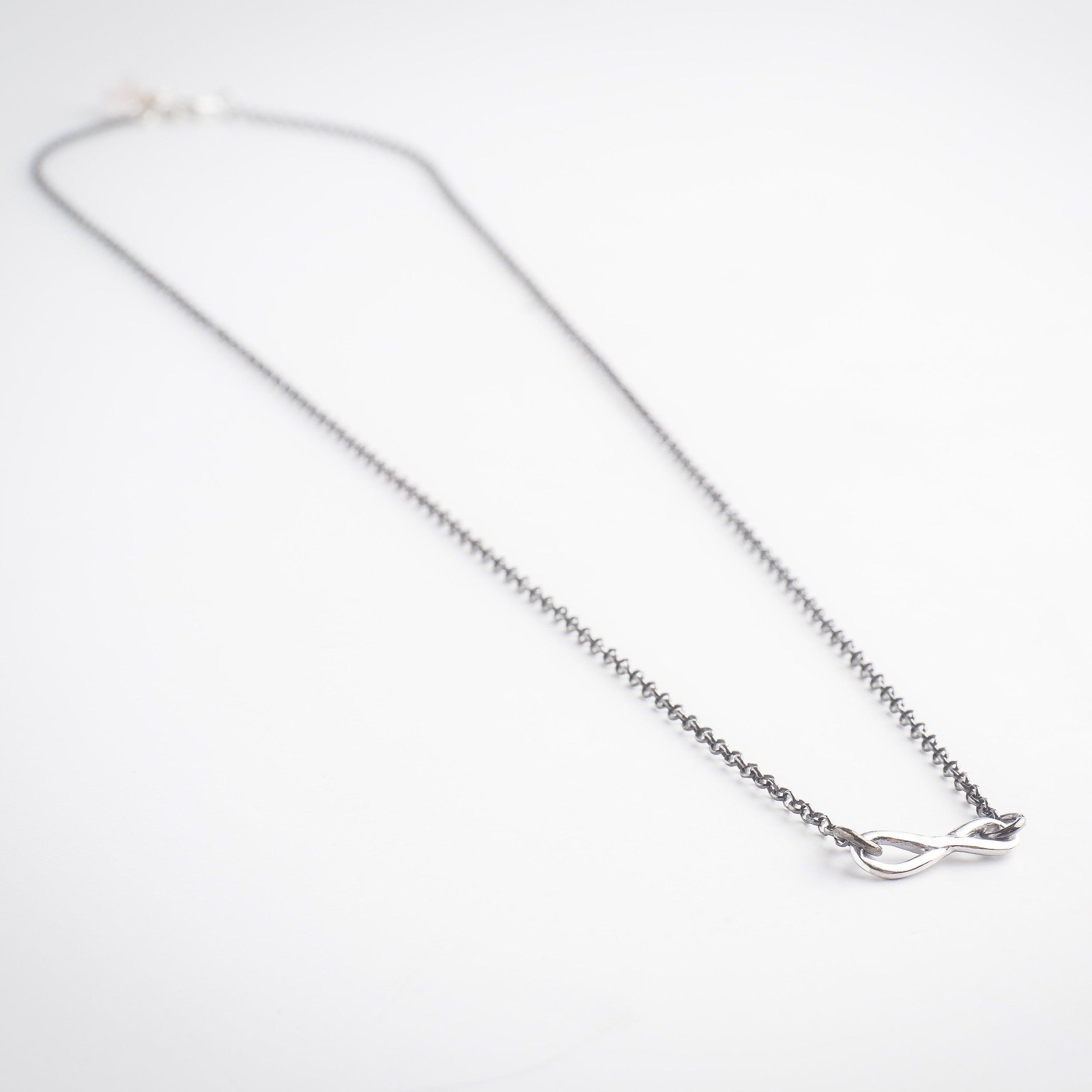 agapi-love-journey-collier-argent-925-rhodium-noir-40-cm image 1