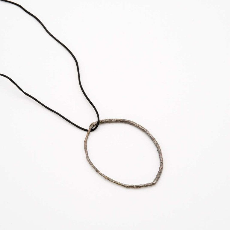agapi-forestland-collier-branche-anneau-patine-iris-e-argent-925 image 1
