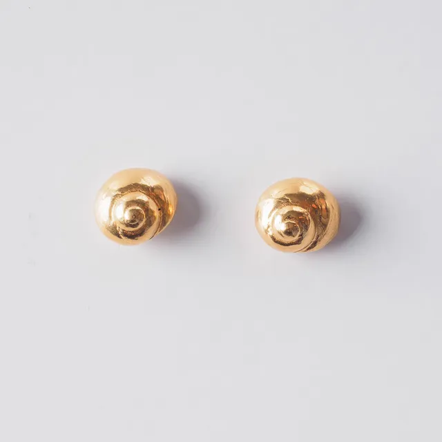 agapi-seastories-escargot-de-mer-puces-d-oreilles-argent-dor image 1
