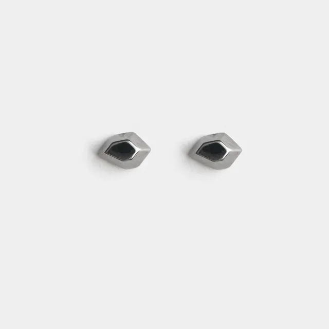 agapi-love-symbols-the-desire-boucles-d-oreilles-rhodium-noir image 1