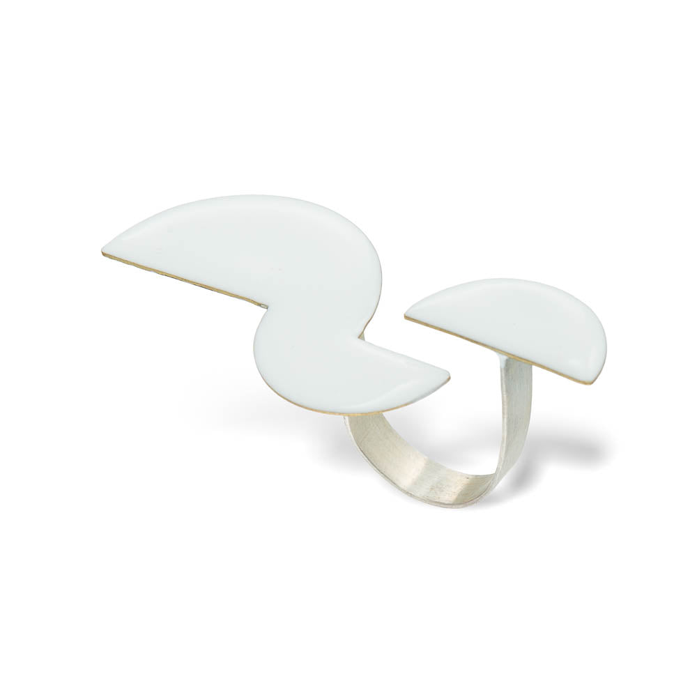 agapi-bau-jewels-balanced-bague-mail-blanche-ajustable image 1