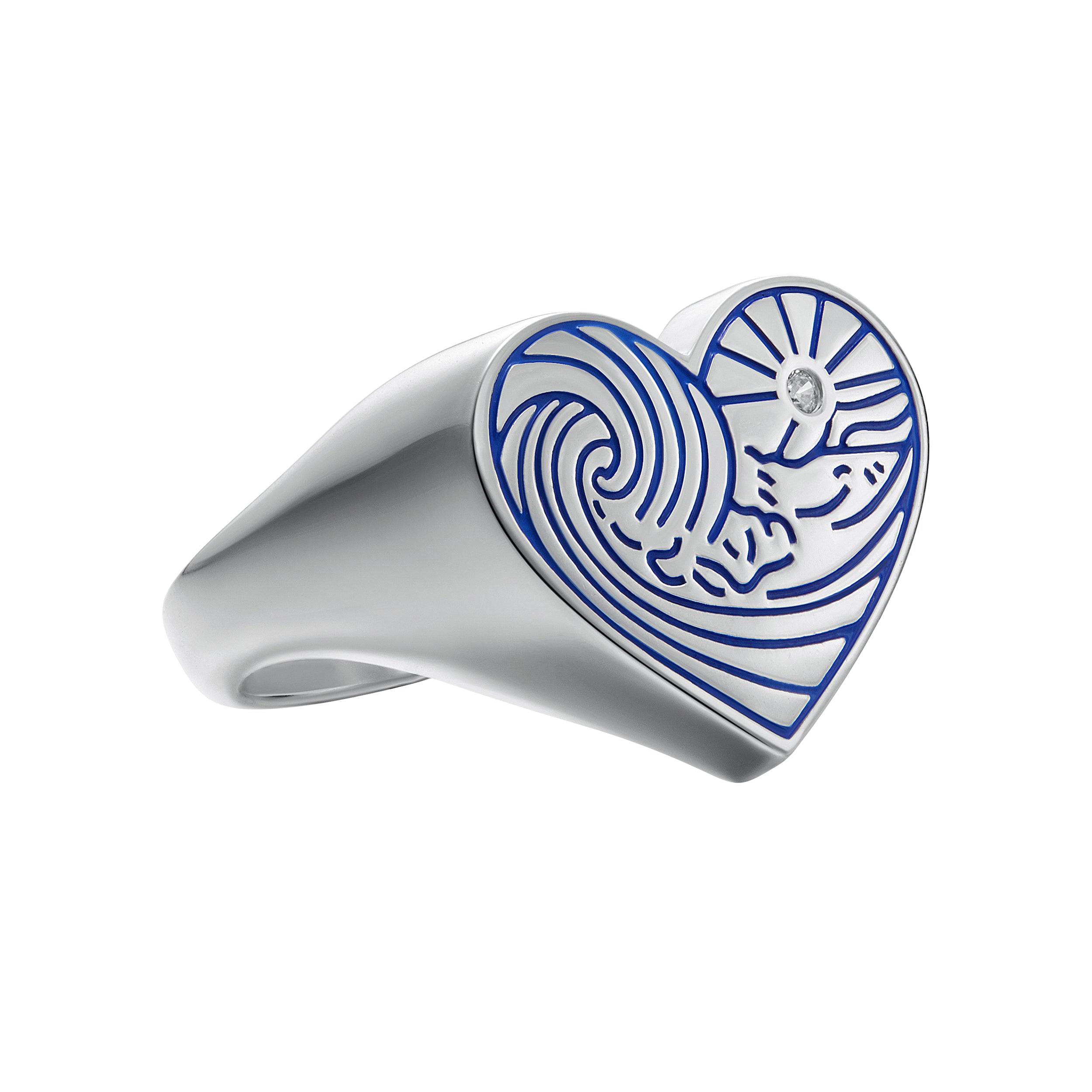 armeria-mersea-bague-mon-c-ur-argent-925-taille-54 image 3