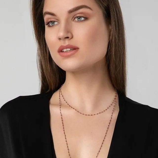 agapi-s-line-rene-collier-rosario-argent-925-bordeaux-40-cm image 1