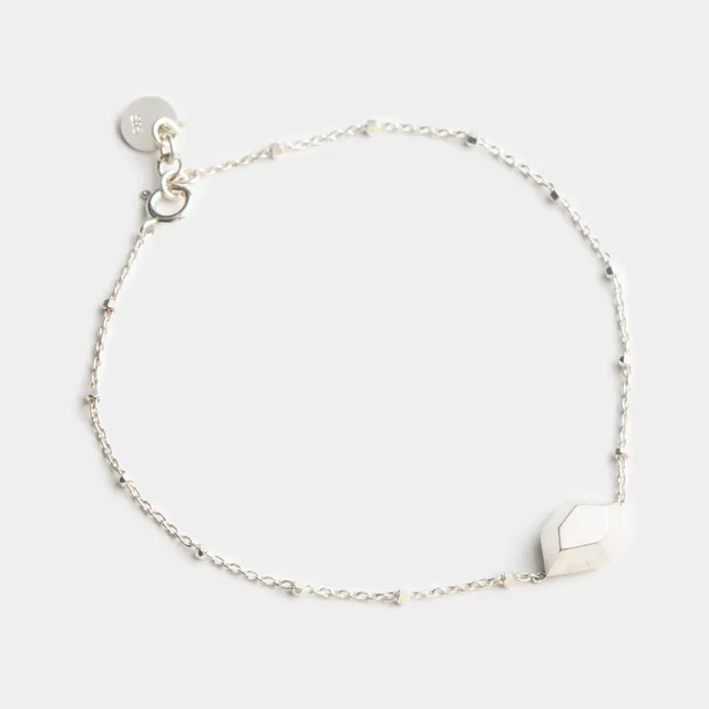 agapi-love-symbols-desire-bracelet-argent-losange-15-cm image 1