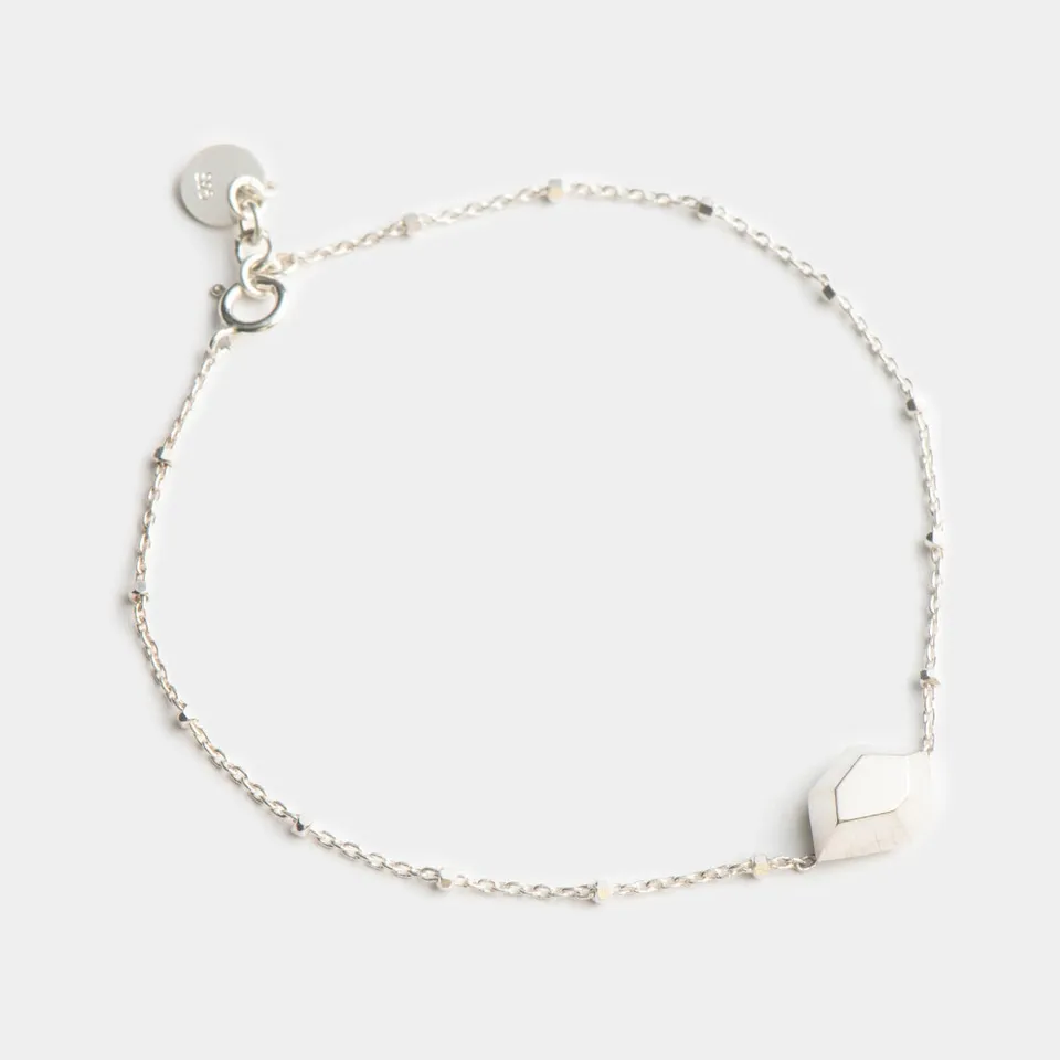 agapi-love-symbols-desire-bracelet-argent-losange-15-cm image 1