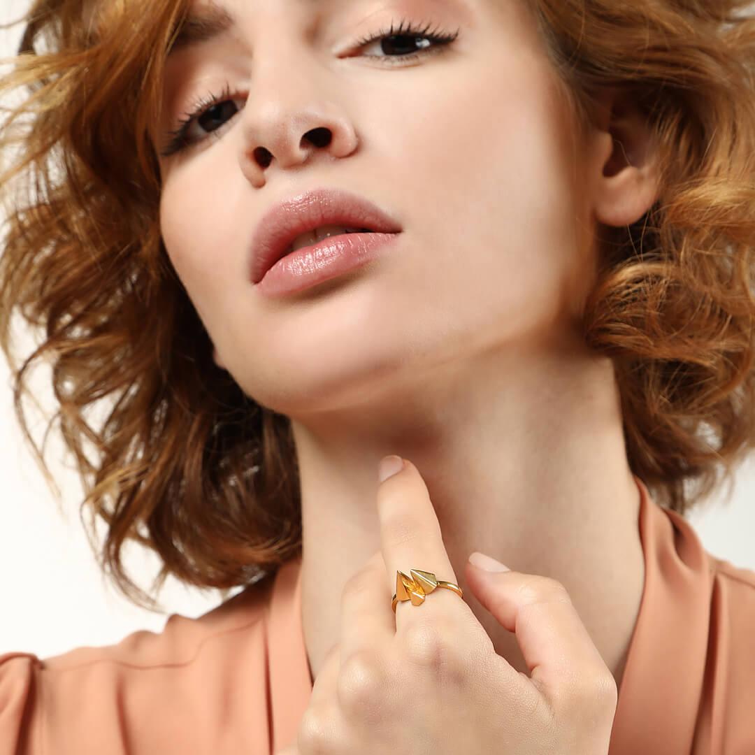 agapi-diamonds-wanted-dream-bague-argent-dor-forme-diamant image 2