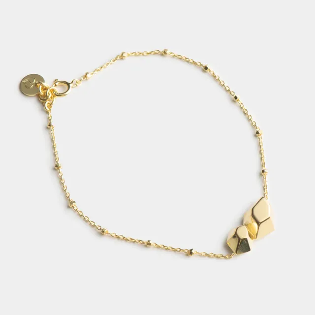 agapi-diamonds-repeated-dream-bracelet-losange-dor-15-cm image 1