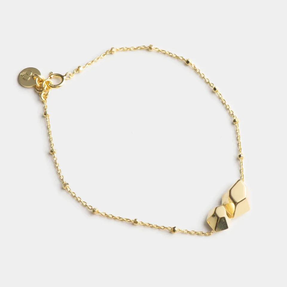 agapi-diamonds-repeated-dream-bracelet-losange-dor-15-cm image 1
