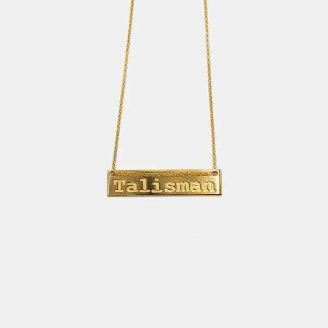 agapi-ids-talisman-collier-dor-plaqu-or-42-cm image 1