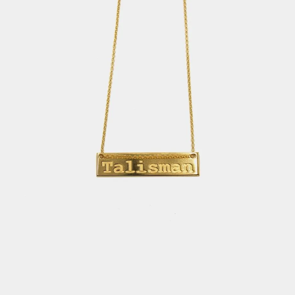 agapi-ids-talisman-collier-dor-plaqu-or-42-cm image 1