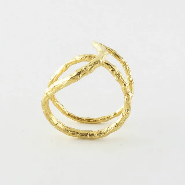 agapi-forestland-two-twisted-branches-bague-dor-e-taille-54 image 1