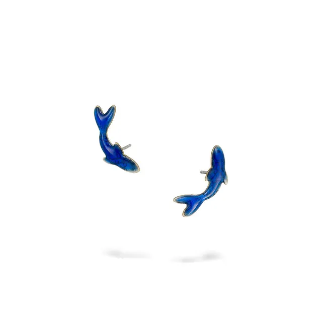 agapi-the-fish-couple-fish-boucles-d-oreilles-mail-bleu image 1
